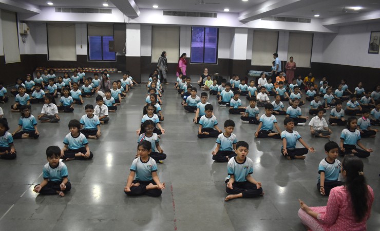 Primary Yoga day Celebration